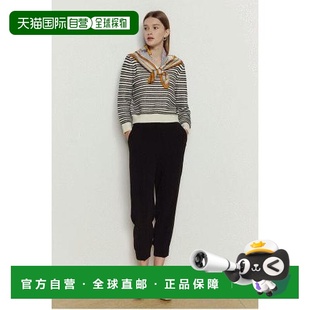 女士背带褶皱细节小丑长裤 Theisle IM9A0SL09 IZZAT 韩国直邮THE