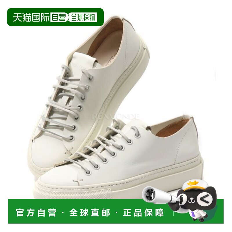 韩国直邮BUTTERO TANINA女款板鞋手工小白鞋皮革(B10380 ROUS DG)