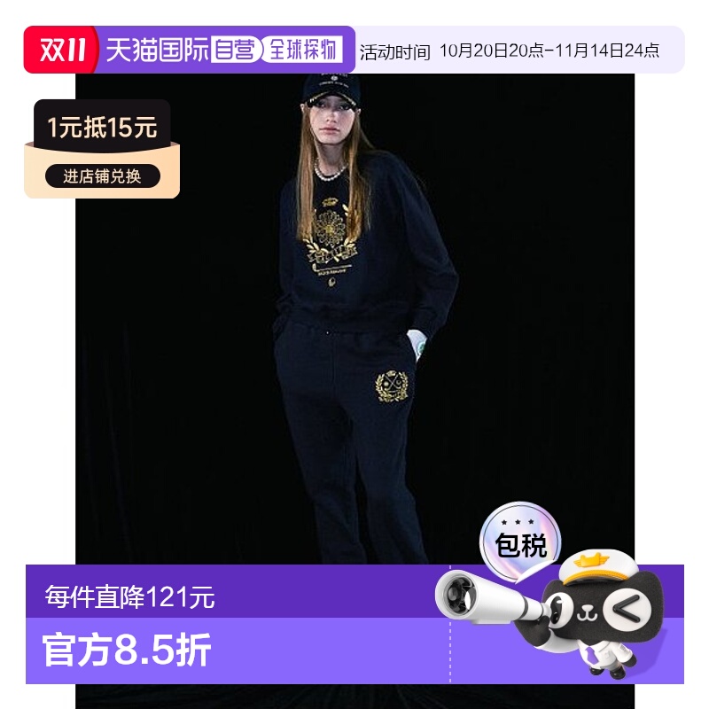 韩国直邮MARDI MERCREDI ACTIF高尔夫服装S40041连帽卫衣爆款