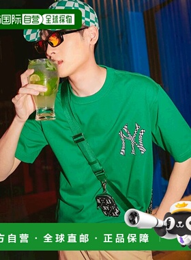 韩国直邮MLB T恤3ATSO0233-50GND高档舒适时尚百搭 简约高级感