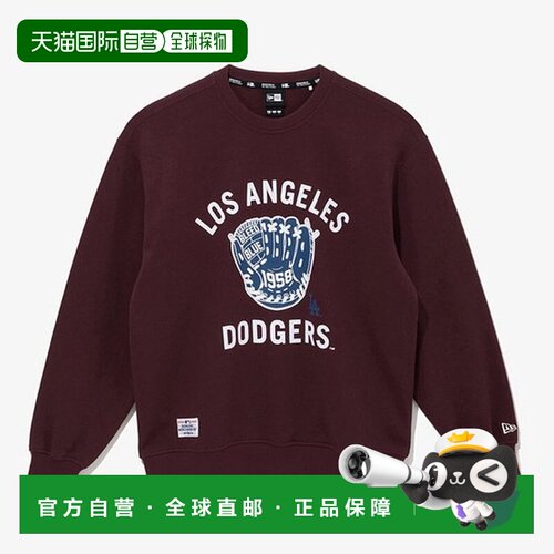 韩国直邮NEW ERA MLB LA Dodgers Glove Man to Man 14742041卫衣