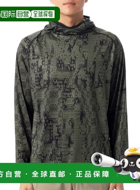 韩国直邮ROA Laki 融化印花防紫外线连帽衫 (RBMW0509WO31-GRN001