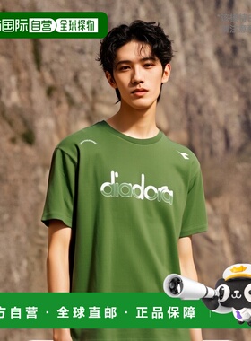 韩国直邮diadora 男士T恤D4121TRS37OLL高档时尚百搭舒适 高级感
