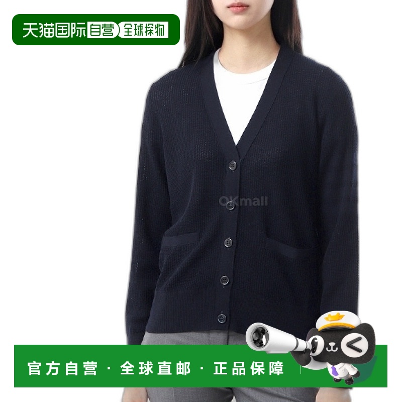 韩国直邮Thom Browne 羊毛绉纱 4 条纹宽松开衫 (FKC589A Y1045 4