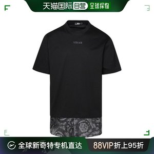 韩国直邮VERSACE24SS长袖T恤男1013945 1A094841B000BLACK