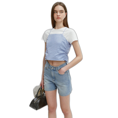 韩国直邮DUNST设计师休闲复古都市时尚日常新款女款雪纺衫UDBL4B2