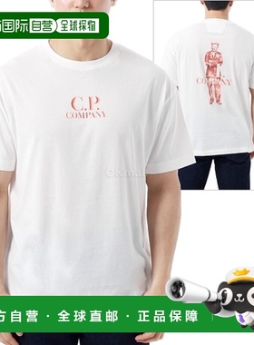 韩国直邮CP COMPANY 30/1 球衣徽标 T 恤 (18CMTS141A 005100W 10