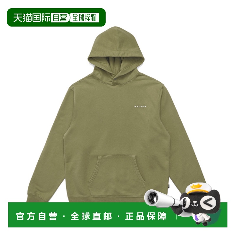 韩国直邮MALBON GOLF男士连帽衫M3313LHD02OLV Knoll Hoodie卫衣