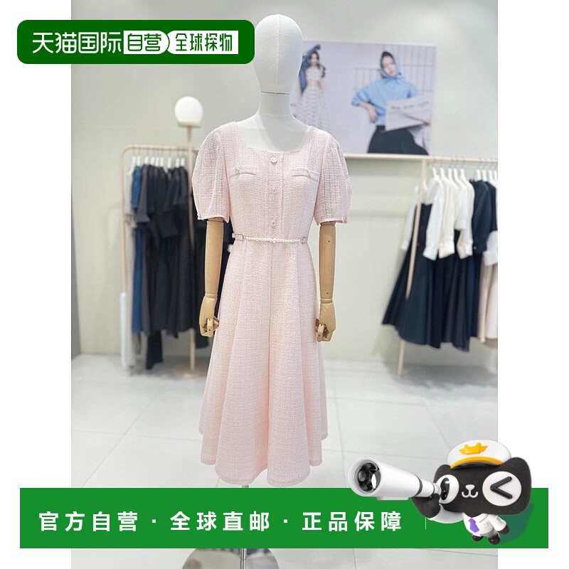 韩国直邮JJ JIGOTT [釜山] [JJGOTT] 方领蓬蓬袖连衣裙 GR5A0OP67