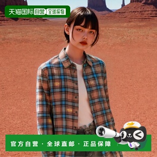 PRINTING 韩国直邮Off OMGA244F22FAB0016200LOGO 衬衫 CHEC White