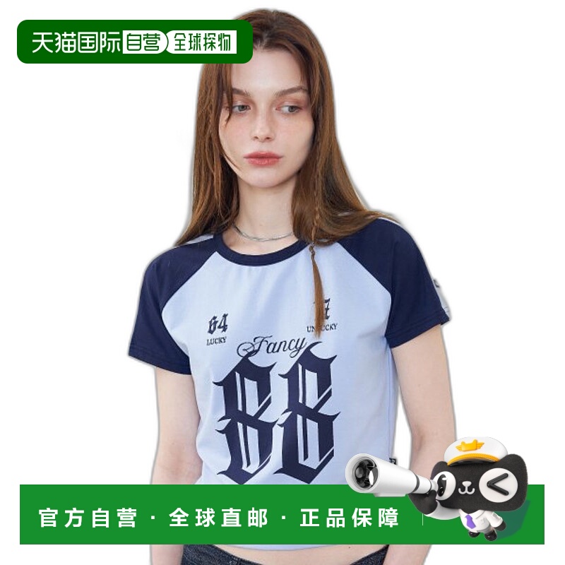 韩国直邮NASTY FANCY CLUB街头辣妹潮牌酷帅休闲时尚新款T恤F23QB