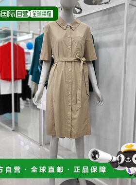 韩国直邮compagna 束腰衬衫裙 CAEU5-WOP220-150连衣裙