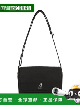 韩国直邮kangol 幸运帆布迷你斜挎包 Ⅳ 3340 黑色 (KREBCB33400)