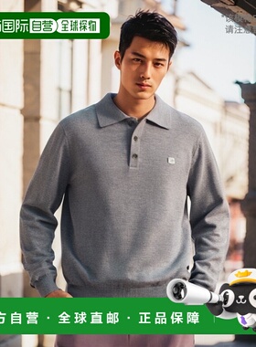 韩国直邮SATUR设计师款大气简约日常休闲个性毛衣SA23FWMK35CC