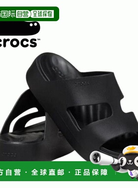 韩国直邮crocs Crocs Getaway Platform H Strap 黑色 209409001S