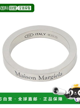 韩国直邮MAISON MARGIELA Maison Margiela 徽标戒指 Palladium S