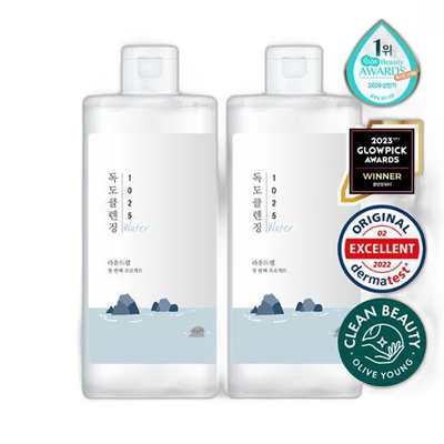 韩国直邮OLIVE YOUNG专享 Roundlab 独岛温和卸妆水400ml*2正品