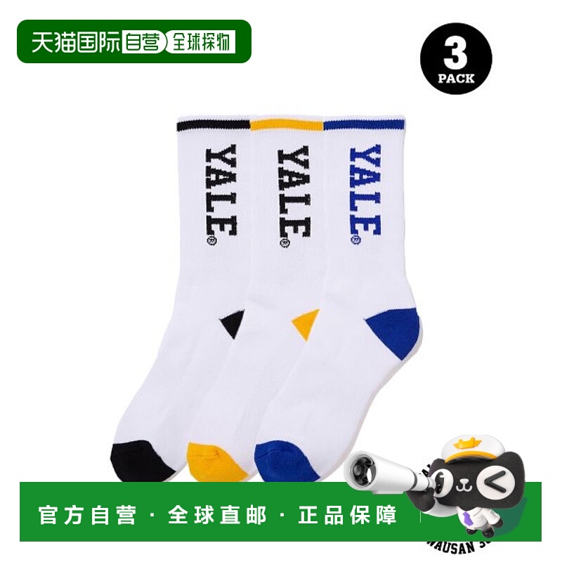 韩国直邮YALE [YALE X WAUSAN30] 3PACK SPORTS SOCKS背包YD05GD2