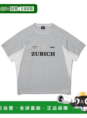 韩国直邮FIFA 1904 浅灰色 D7 拼色短袖 FF42PI04U 120 N_P363374