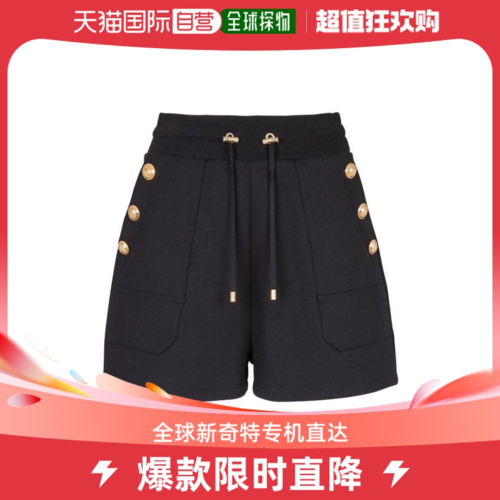 韩国直邮BALMAIN24SS短裤女CF1OA060JH95Black