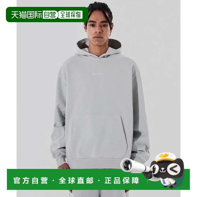 韩国直邮VIVASTUDIO 男士连帽衫DYED BASIC HOODIE [GREY] P0000G