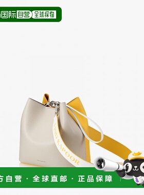 韩国直邮FIND KAPOOR单肩斜挎时尚字母女包撞色黄色水桶包 100031