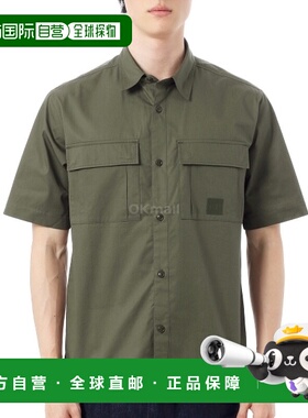 韩国直邮CP COMPANY 大都会系列华达呢短袖衬衫（18CLSH027A 0064