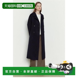 IMBA0CT08SG 女士双排扣羊毛羊绒大衣 韩国直邮THE IZZAT