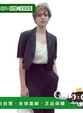 韩国直邮LOEUVRE 女士女士精品 Peaked-lapel Crop Jacket SW4XJ25