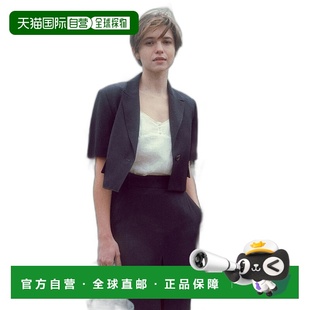 韩国直邮LOEUVRE 女士女士精品 Peaked-lapel Crop Jacket SW4XJ25