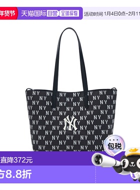 韩国直邮MLB 女士包包3AORM015N-50BKS新款托特包单肩包手提包