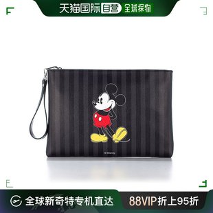 DISNEY 米老鼠 化妆包 D30332BK 韩国直邮 皮革 手拿袋