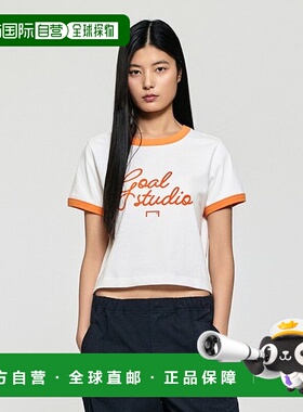 韩国直邮GOALSTUDIO WS 脚本徘徊 T 恤-橙色