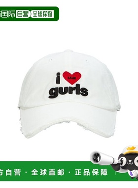韩国直邮ASIF CALIE 女士帽子CA24AAC001WT CALIE GURLS BALLCAP W