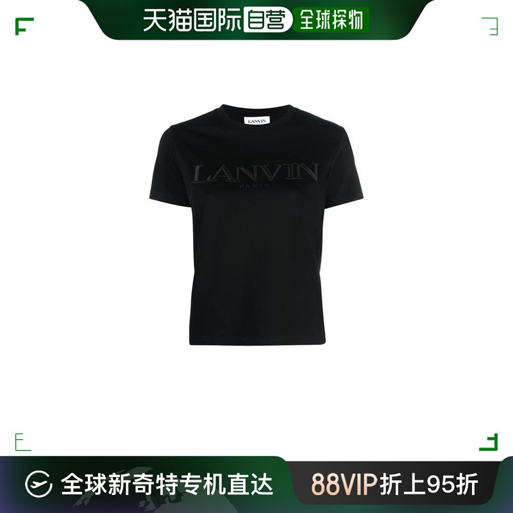 韩国直邮LANVIN24SS短袖T恤女RW TS0030 J208 P2410Black