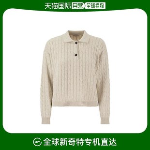 韩国直邮BRUNELLO CUCINELLI24SS长袖 T恤女MDV797405CJ430IVORY