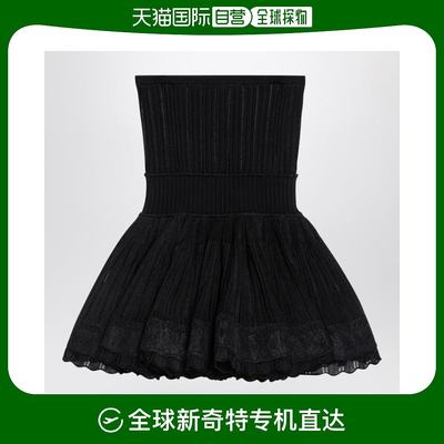 韩国直邮ALAIA24FW上衣女AA9H11096M712CO Black