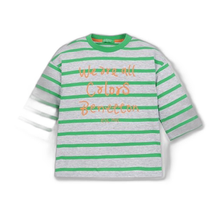 韩国直邮BENETTON儿童童装T恤QATS08411GN潮流穿搭时尚透气高级感