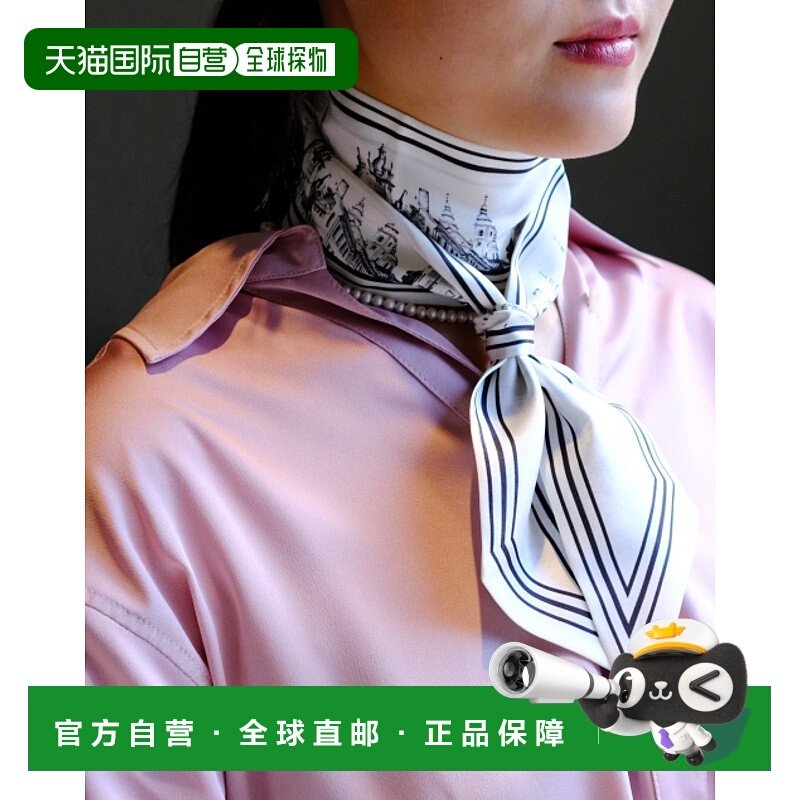 韩国直邮HAZZYS WOMEN ACC 女士丝巾  HISC4E350WT 高级感 正品