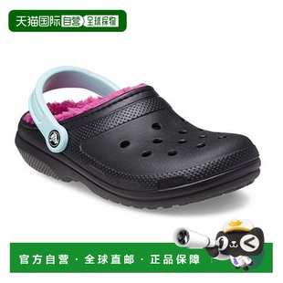 韩国直邮crocs 大众经典内衬木屐毛茸茸的拖鞋冬季靴子 203591-0C