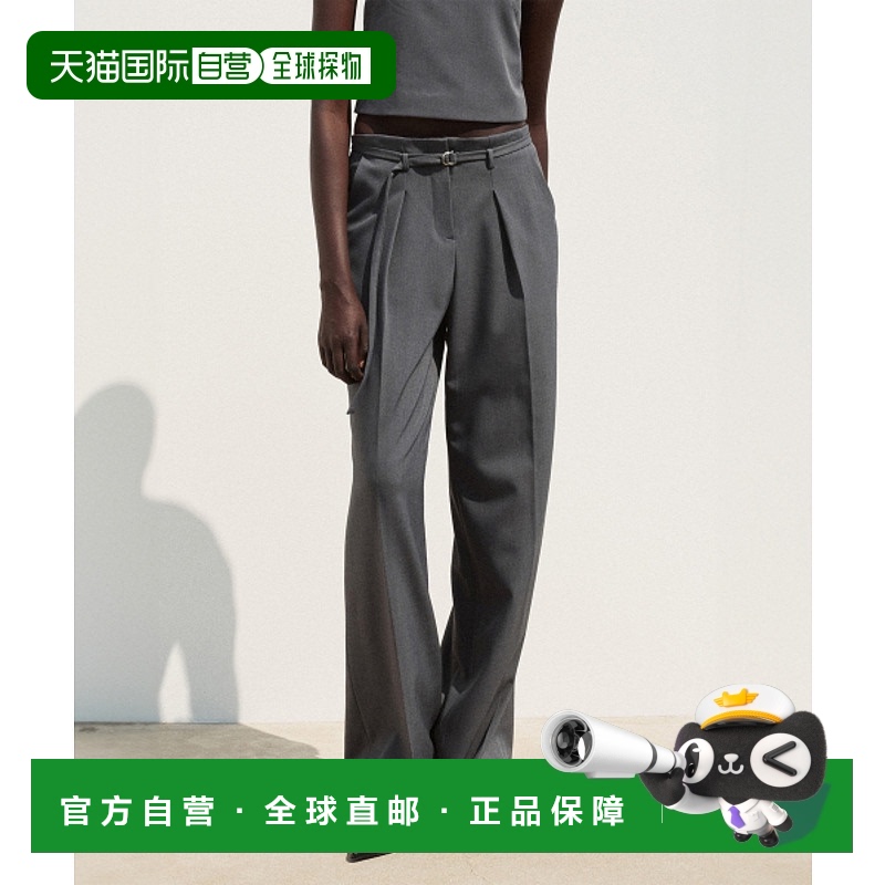 韩国直邮RE RHEE 女士女装休闲裤RQ2SLT007-0-CC STRAIGHT LEG BEL