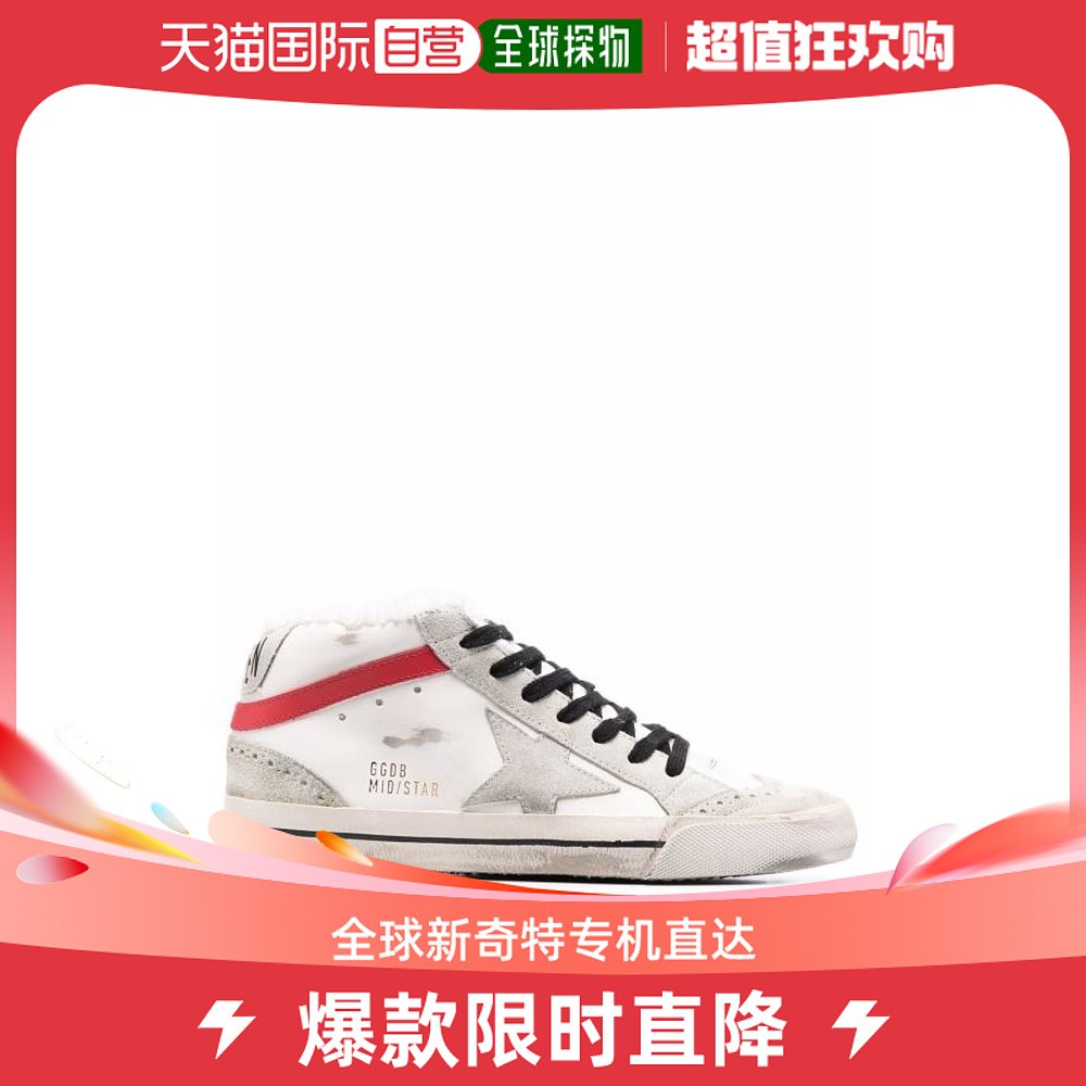 韩国直邮GOLDEN GOOSE22SS平板鞋女GWF00122F00247010218WHITE IC