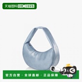 女包裂纹蓝灰色月牙包 韩国直邮FIND KAPOOR单肩手提宽肩带时尚