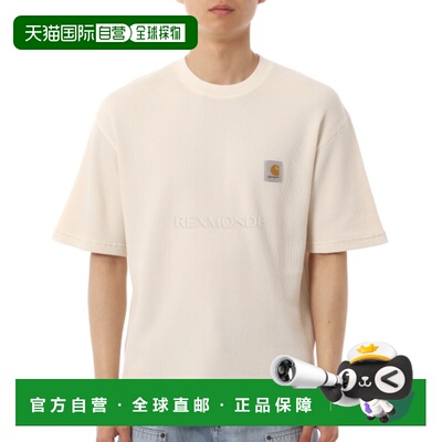 韩国直邮CARHARTT WIP 短袖 NELSON 华夫格 T 恤 (I036185 05GD)