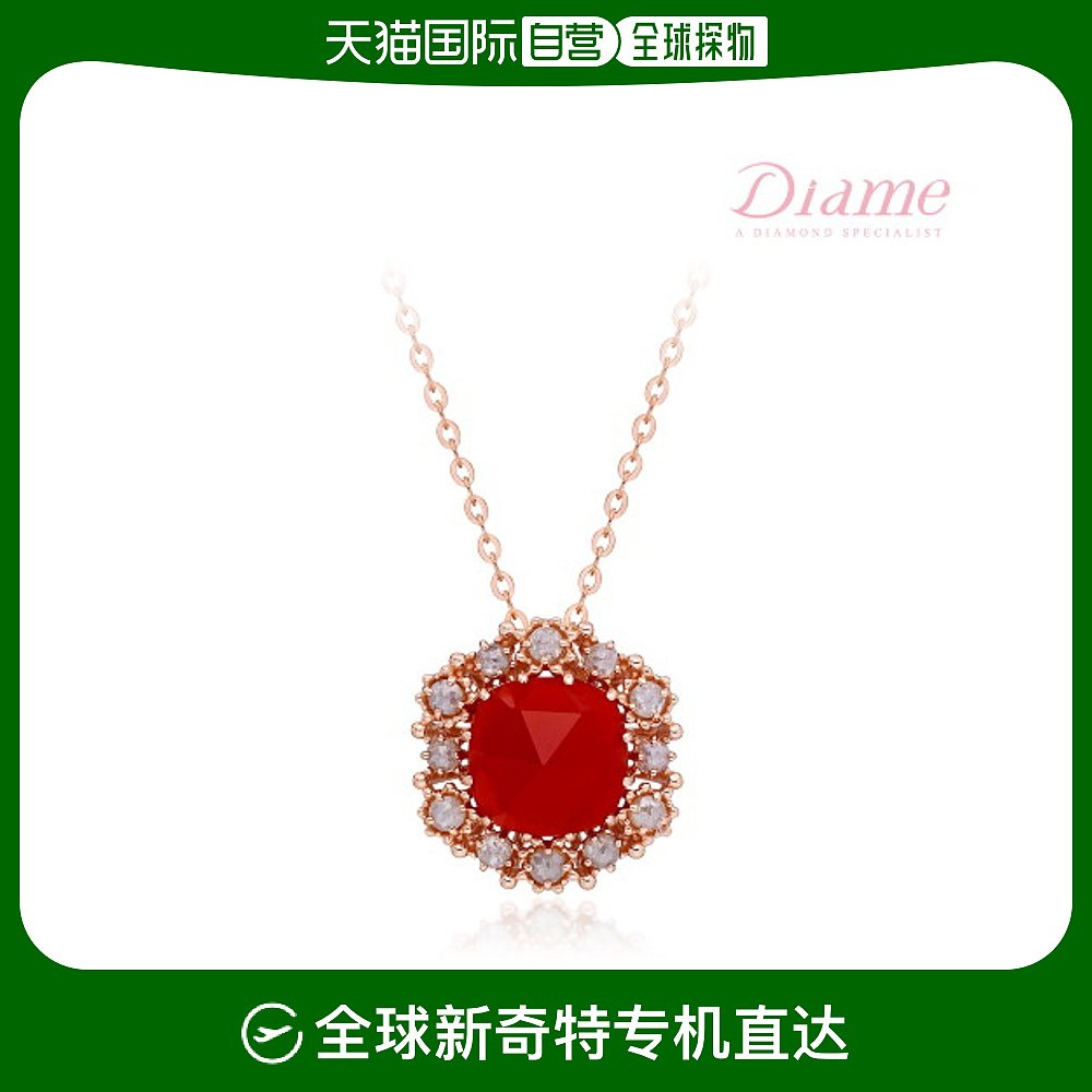 韩国直邮[DIAMI] Iris 14K 金 CANILION 原石项链 CS0712N (F) 饰品/流行首饰/时尚饰品新 项链 原图主图