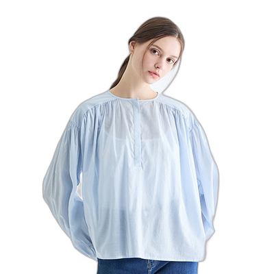 韩国直邮TOMMY HILFIGER 女士雪纺衫T22E1WSH091WT1C1O长袖泡泡袖