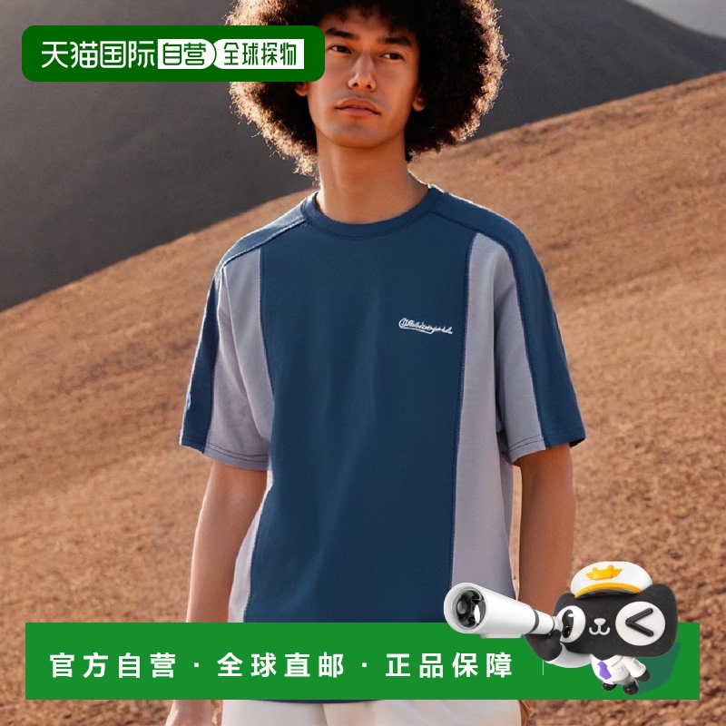 韩国直邮MAHAGRID 公用T恤MG2DMMT534ANV BLOCK SECTION TEE NAVY