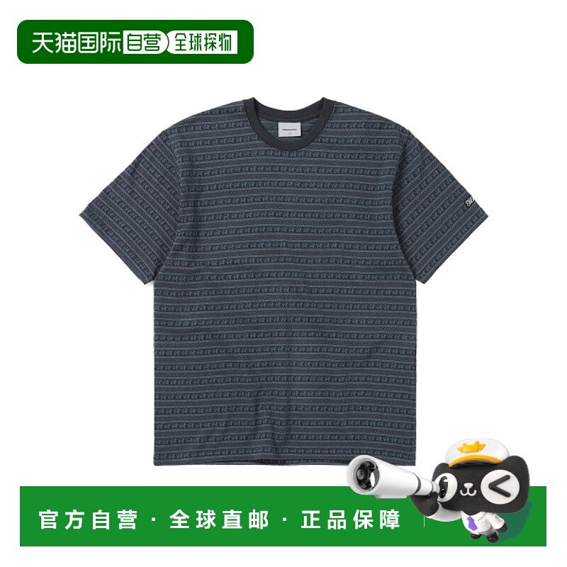 韩国直邮THISISNEVERTHAT 公用T恤Pattern Striped Tee Navy TN24