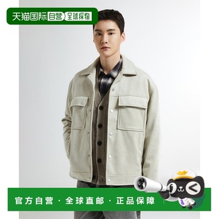韩国直邮SPAO 男皮衣SPJLE12M07夹克 男士