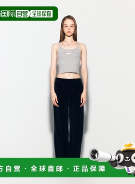 韩国直邮ASIF CALIE 女士吊带衫CA24CSL001GR LOVE GURLS SLEEVELE